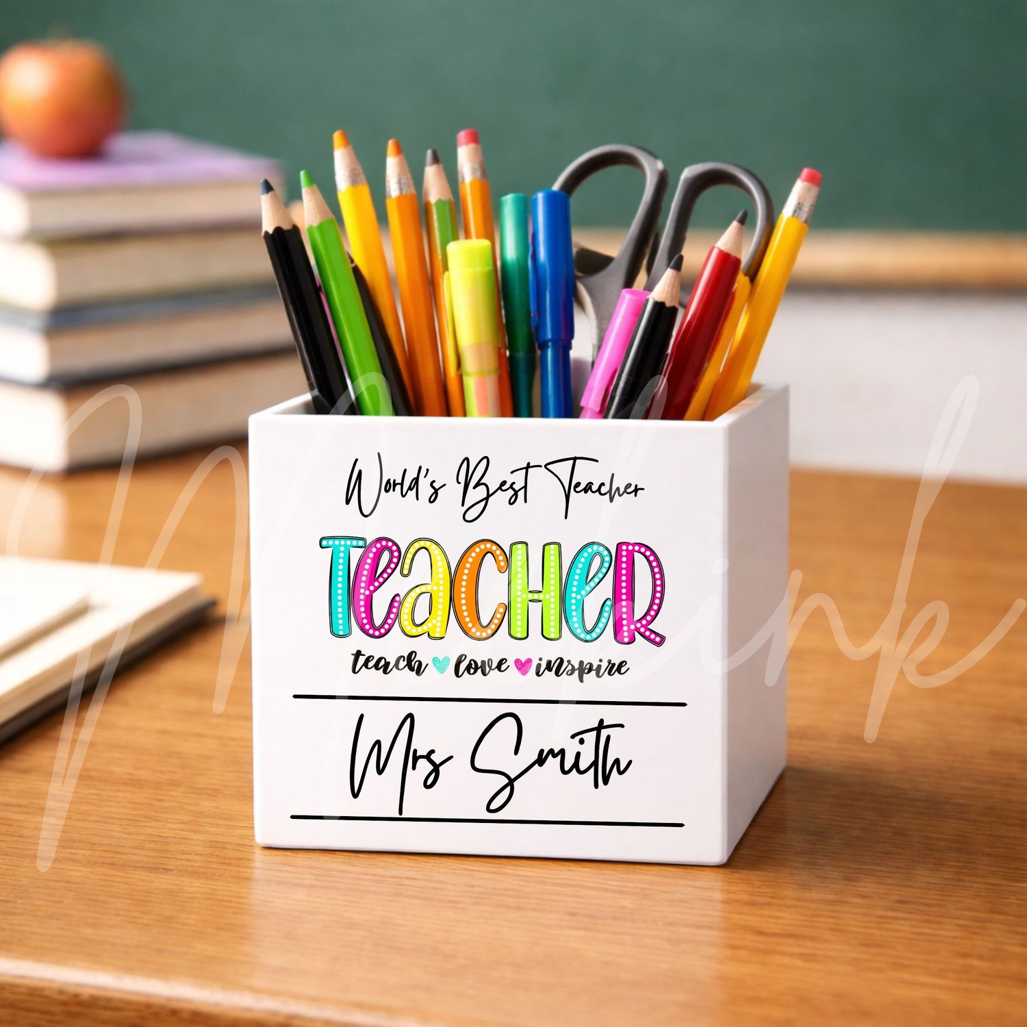 Teach Love Inspire UVDTF or DTF Decal