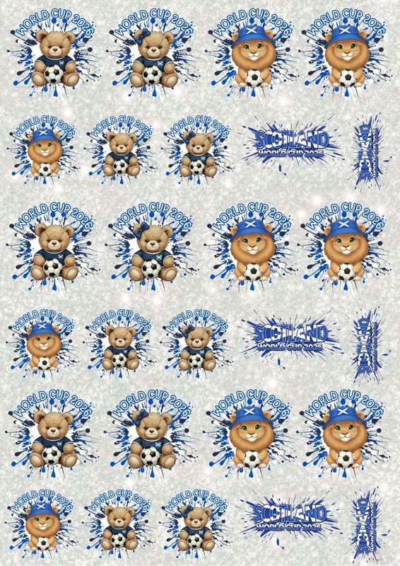 Scotland Football A3 UVDTF - DTF or SUB