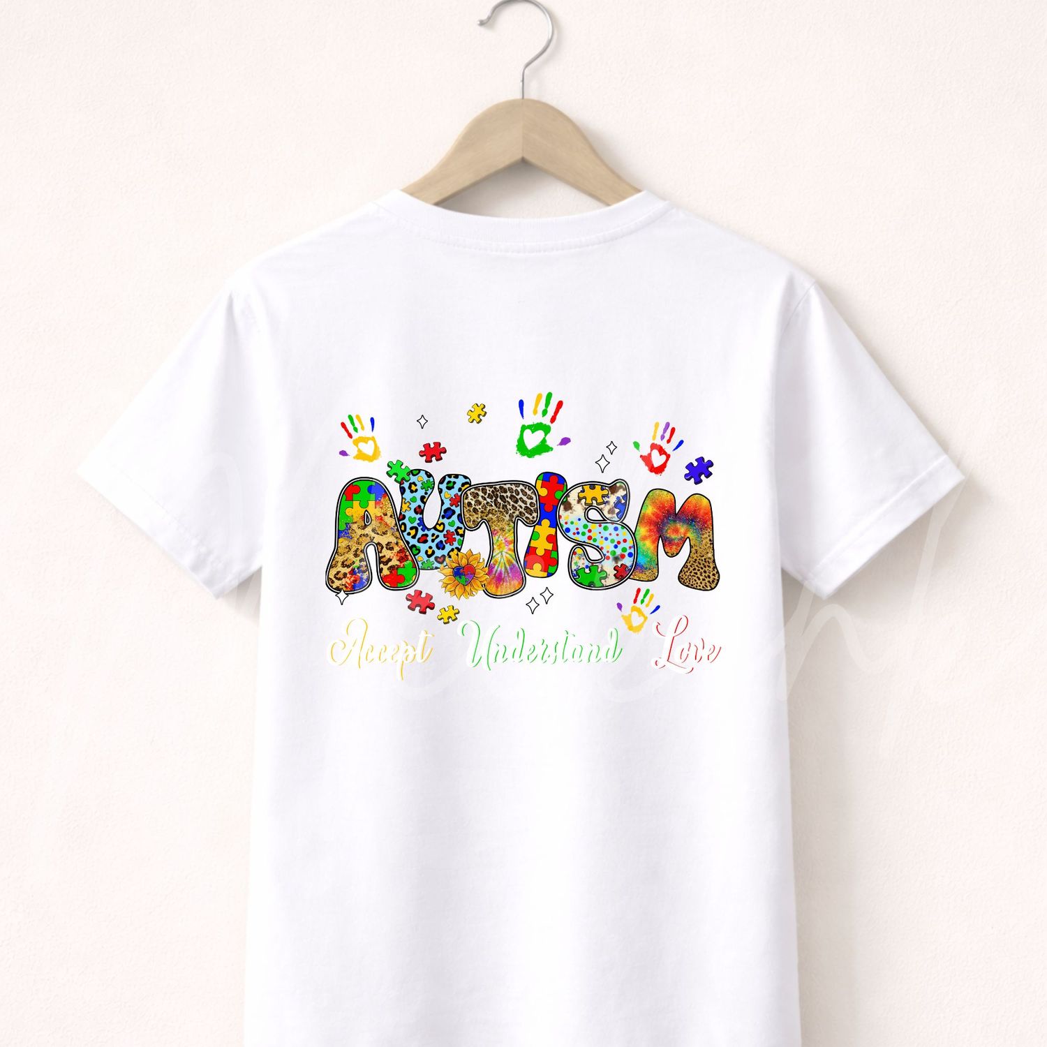 Autism Awareness Design 6 UVDTF or DTF Decal