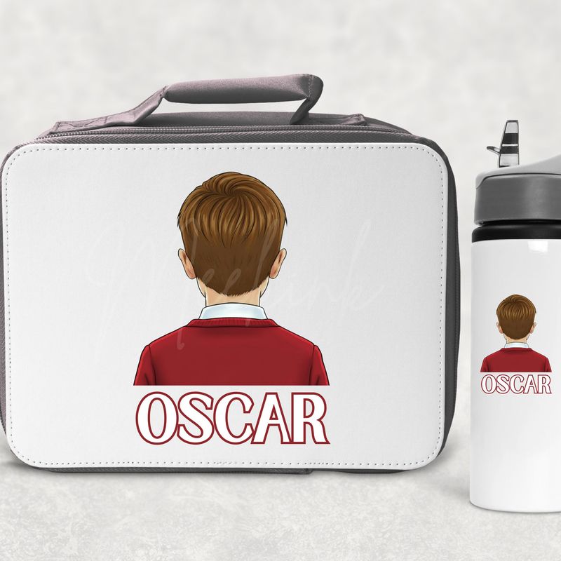 Back Facing School Boy UVDTF or DTF Decal