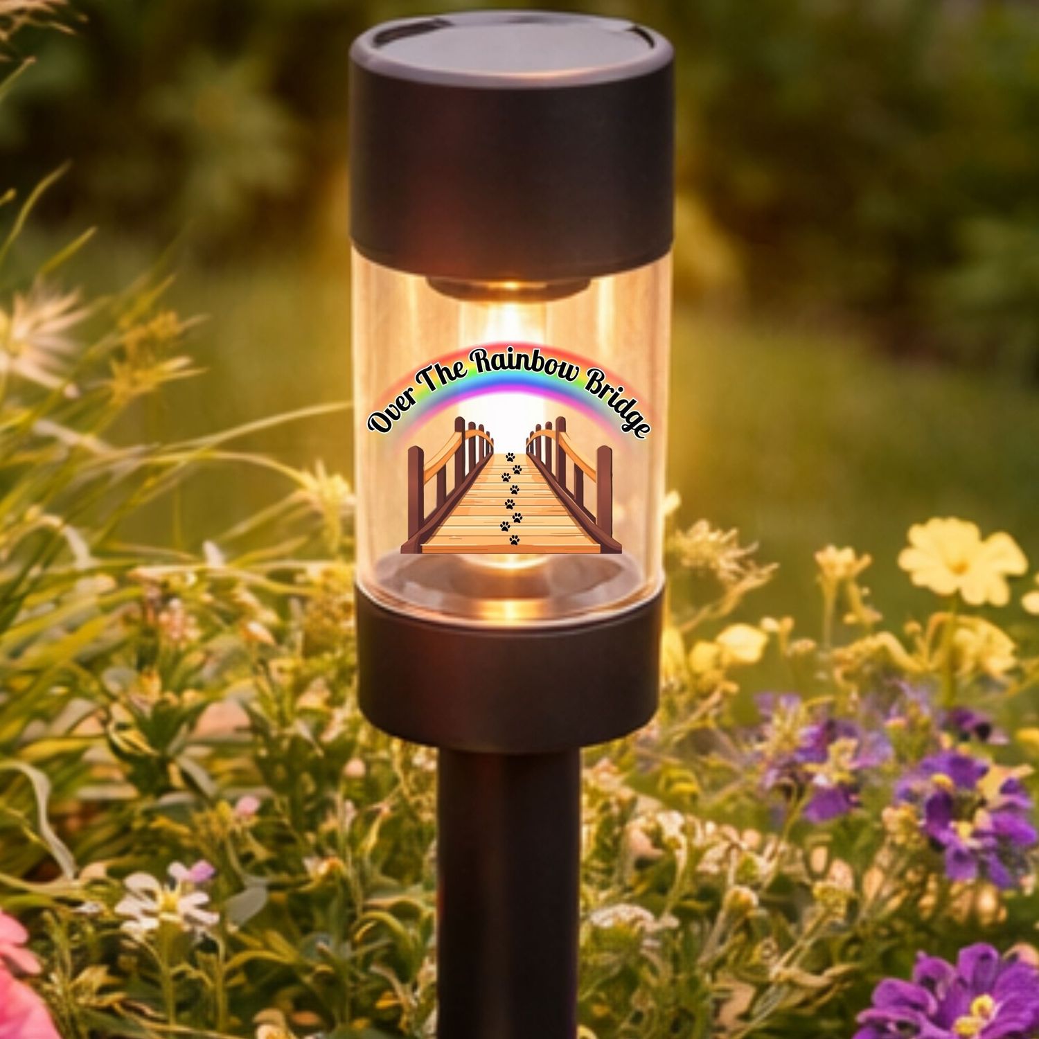 Over The Rainbow Bridge UVDTF or DTF Decal