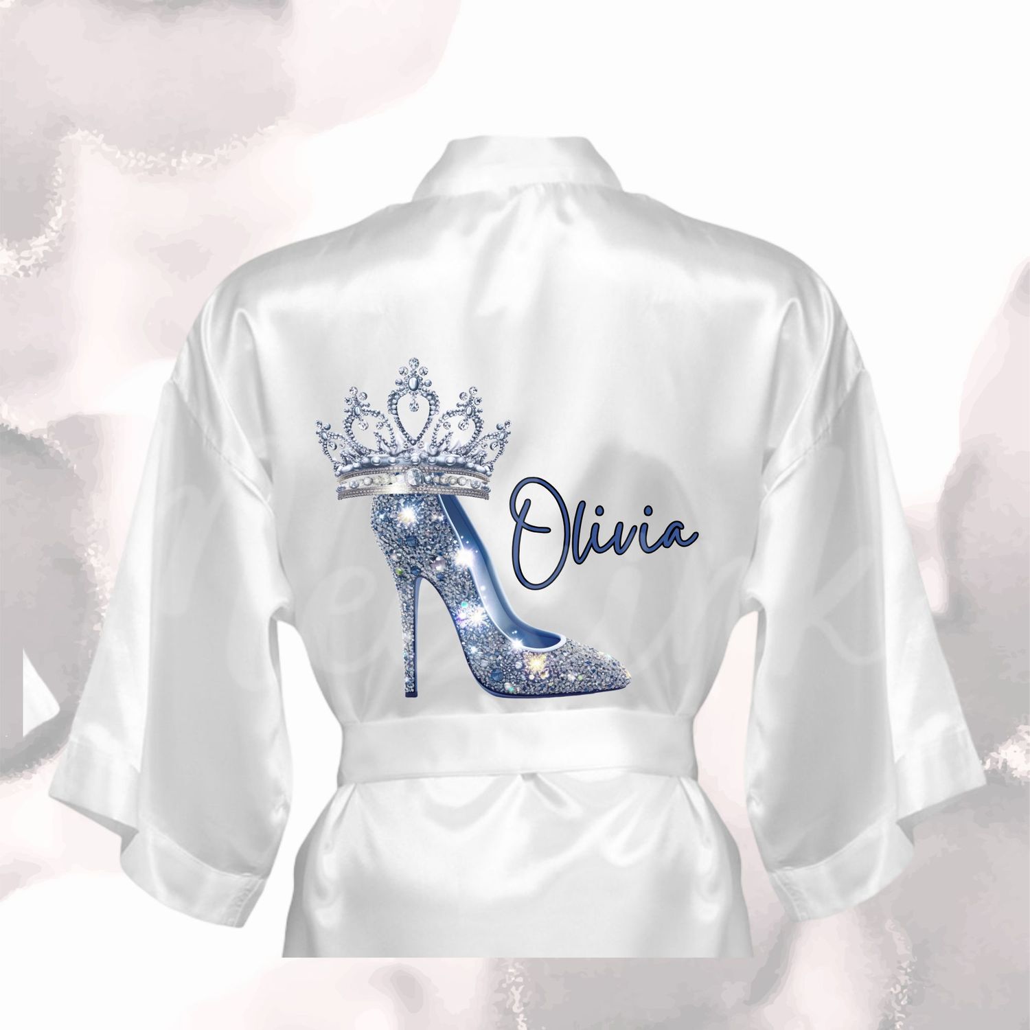 Print Set Stiletto &amp; Crown Personalised DTF or UVDTF Decal