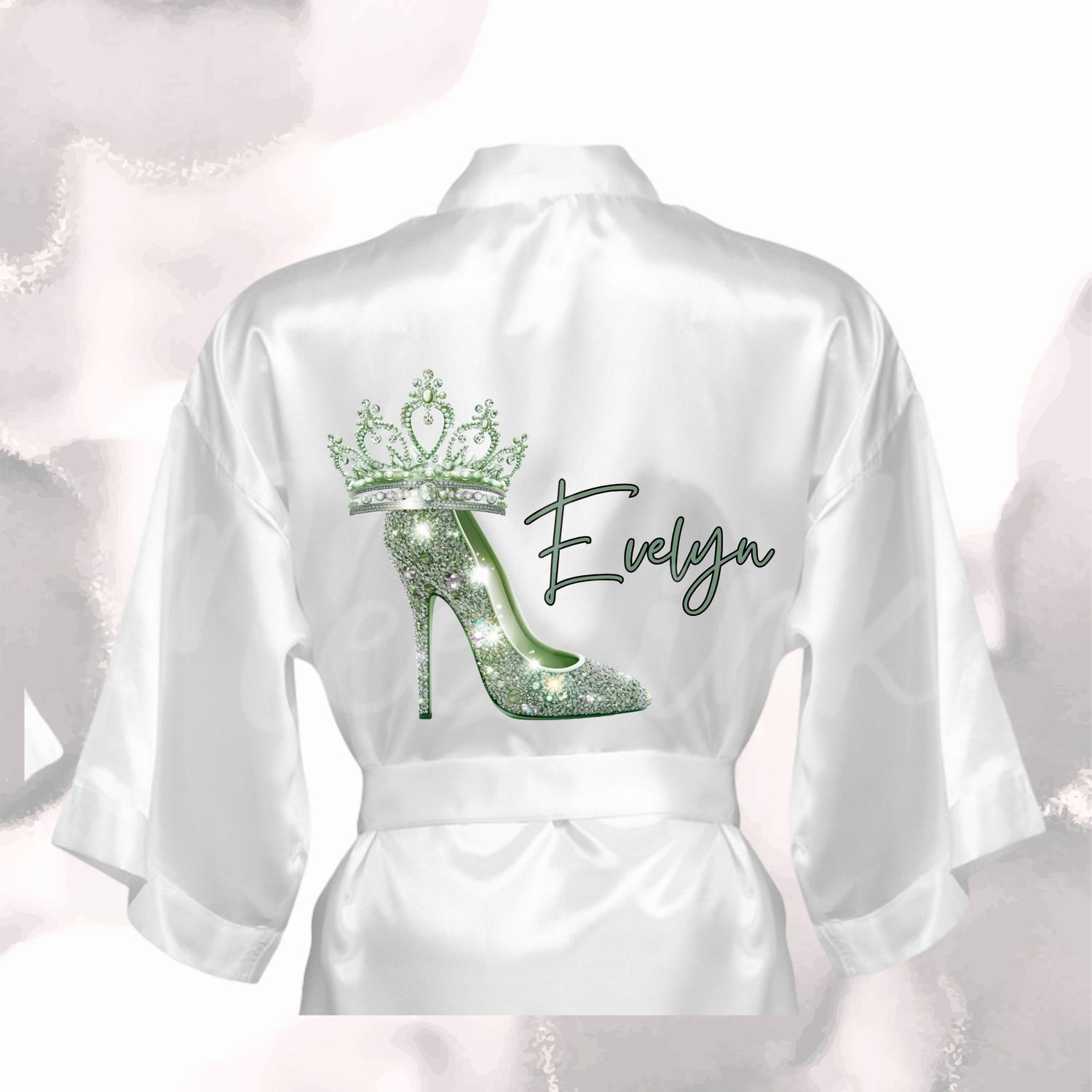 Print Set Stiletto &amp; Crown Personalised DTF or UVDTF Decal