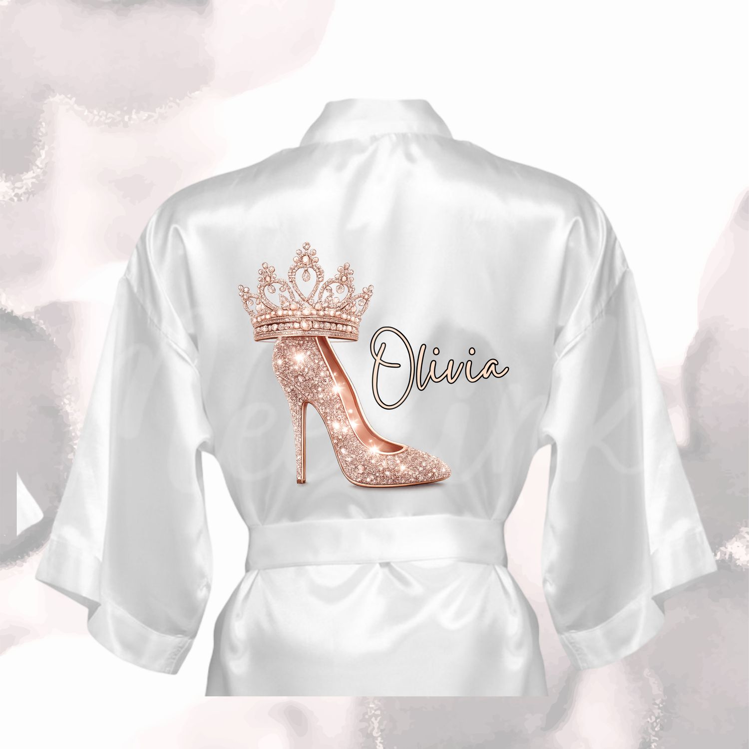 Print Set Stiletto &amp; Crown Personalised DTF or UVDTF Decal