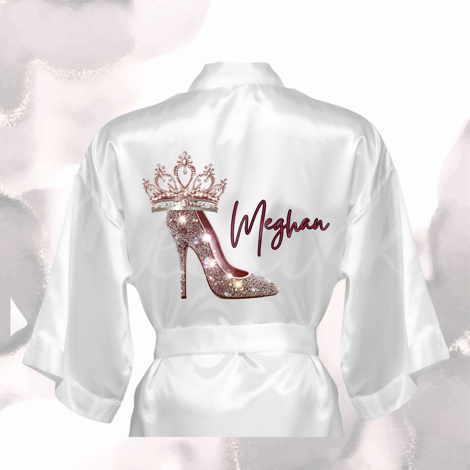 Print Set Stiletto &amp; Crown Personalised DTF or UVDTF Decal