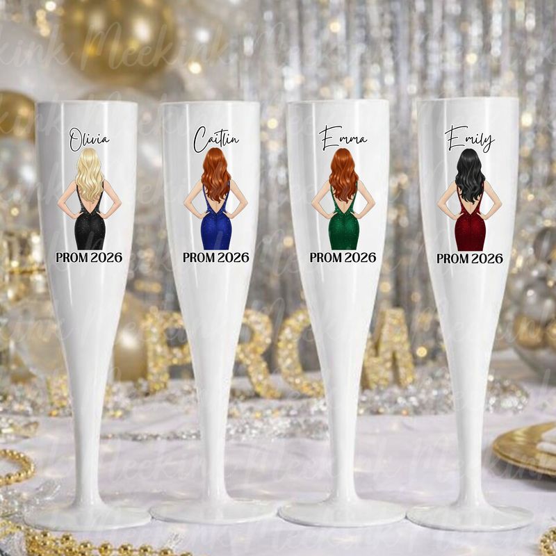 Prom Girl 2026 Strappy Dress UVDTF or DTF Decal