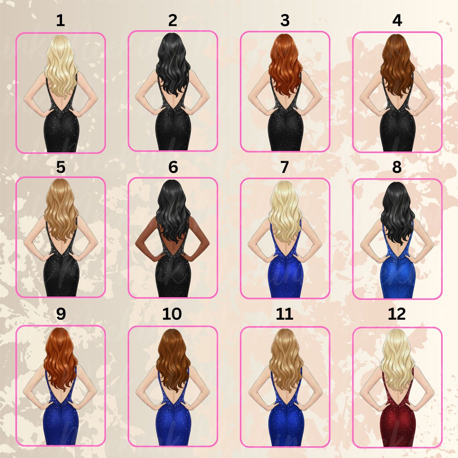 Prom Girl 2026 Strappy Dress UVDTF or DTF Decal