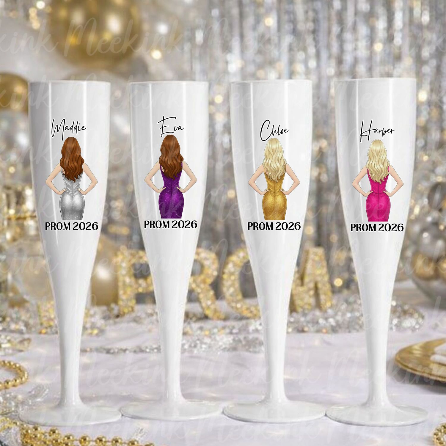 Prom Girl 2026 Fitted Dress UVDTF or DTF Decal