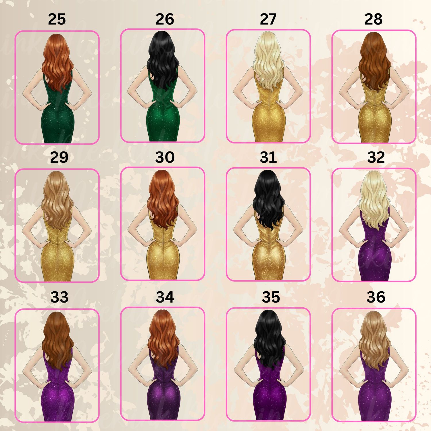 Prom Girl 2026 Fitted Dress UVDTF or DTF Decal