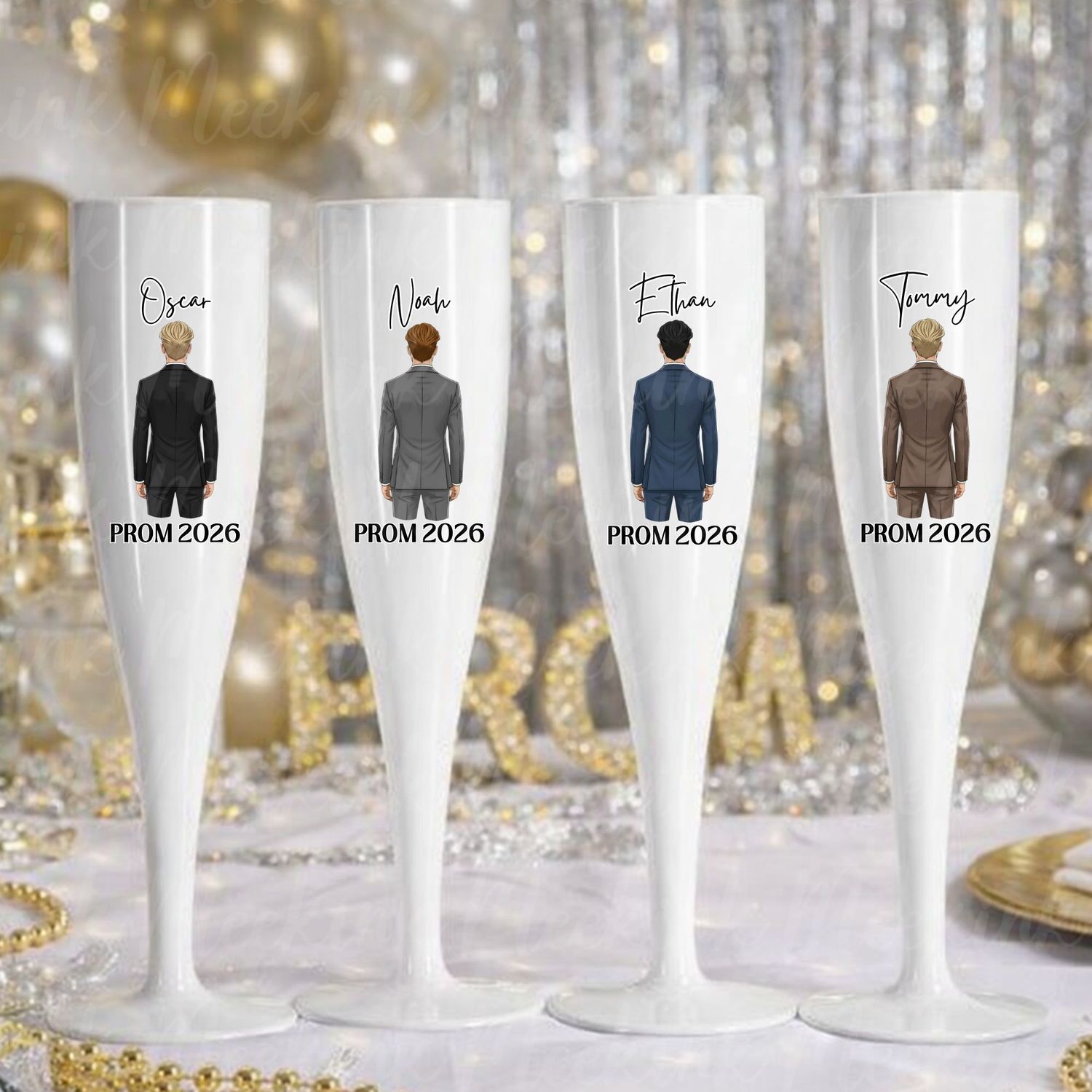 Prom Boy 2026 Suit UVDTF or DTF Decal