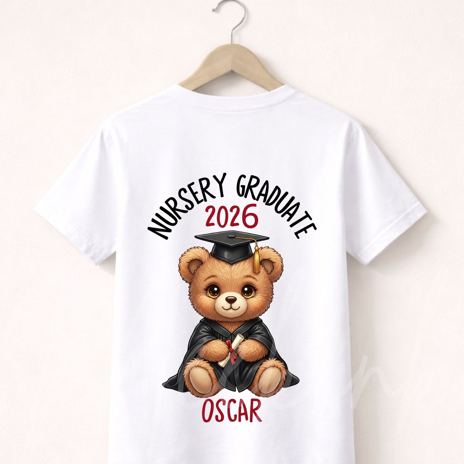 Nursery Graduate Bear DTF