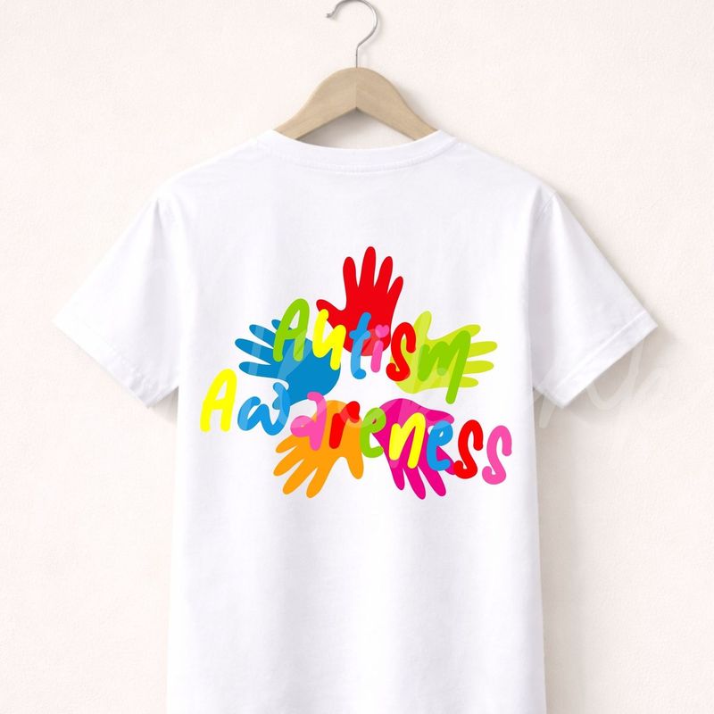 Autism Awareness 15cm DTF PRINT