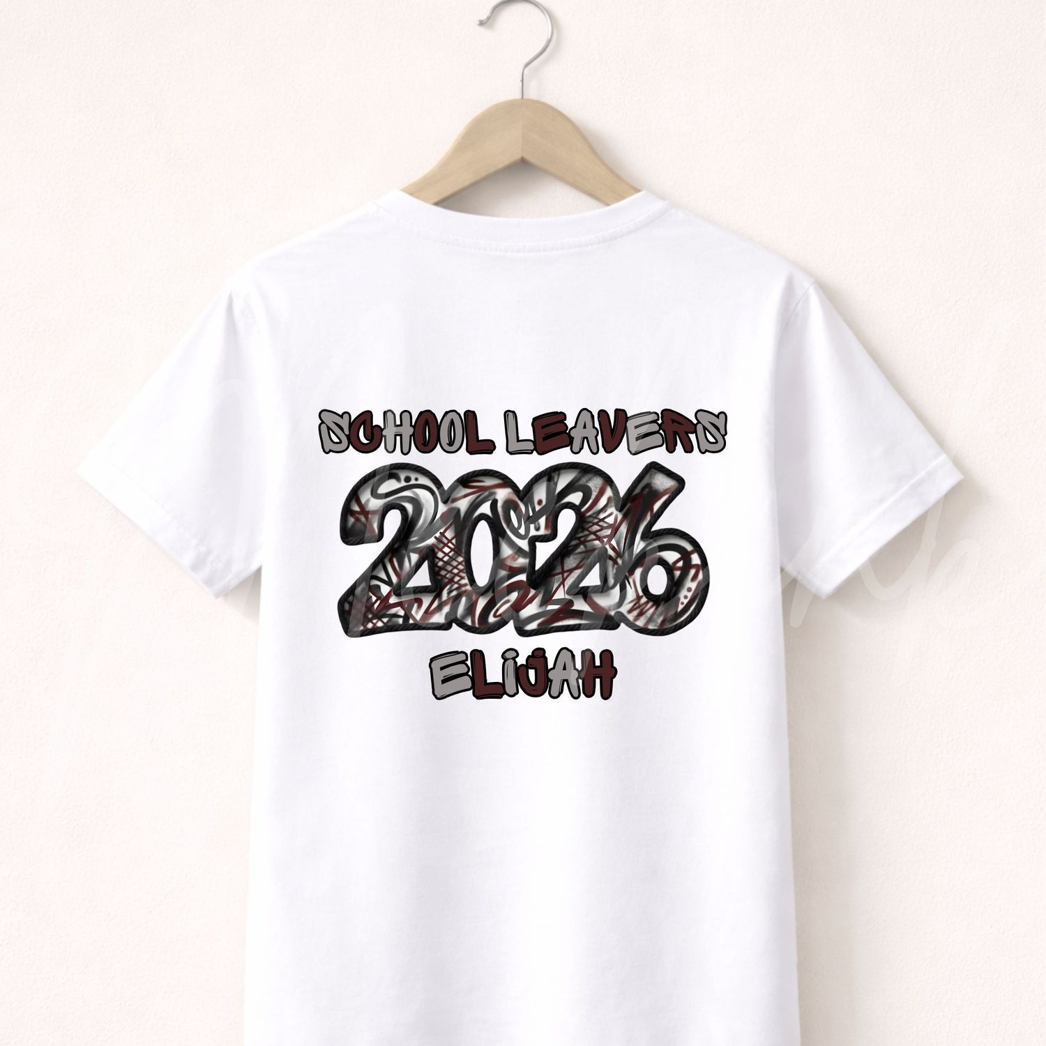 School Leaver 2026 Black 15cm DTF PRINT