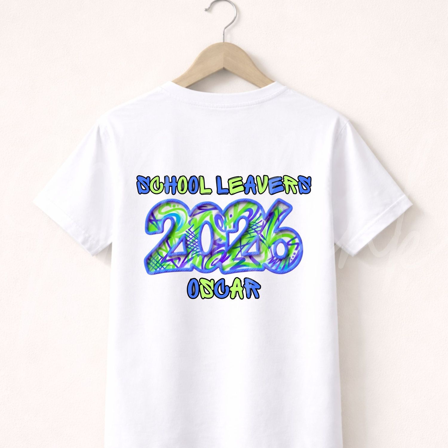 School Leaver 2026 Blue15cm DTF PRINT