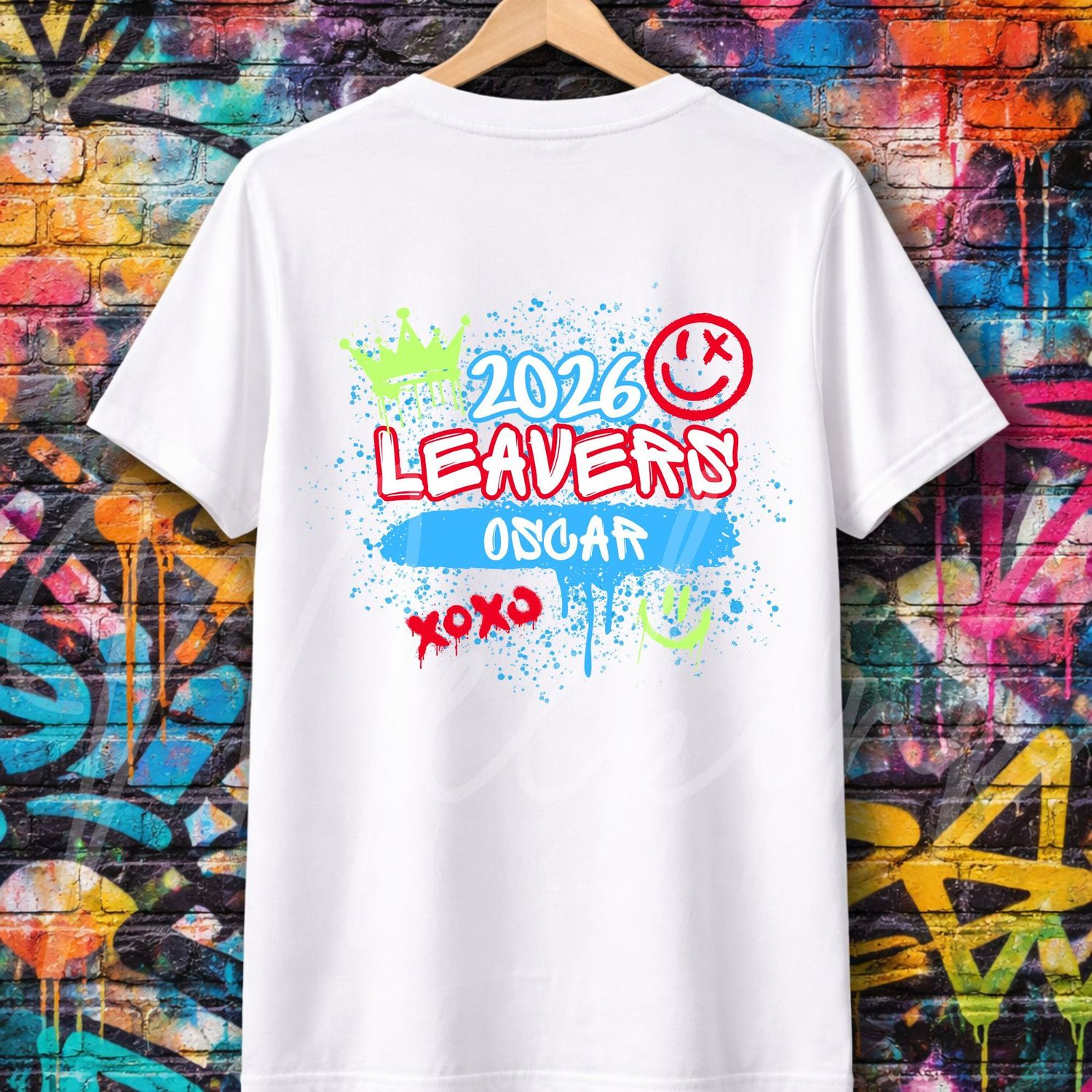 Graffiti School Leaver 4 15cm DTF PRINT