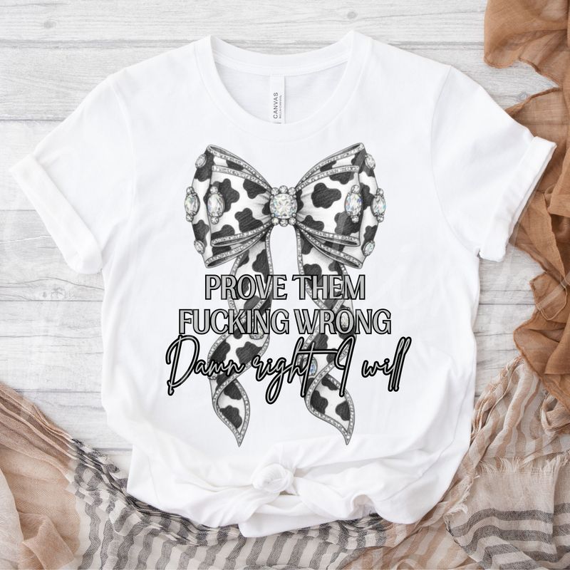 Bow Print 3 15cm DTF PRINT