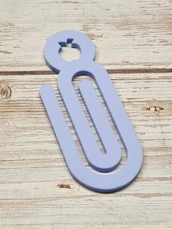 8cm Jumbo Paperclip 3mm Acrylic