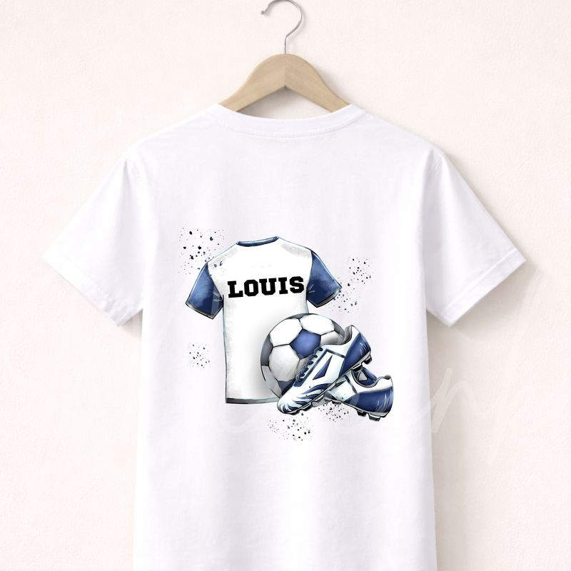 Kid's Football Darker Blue DTF Decal