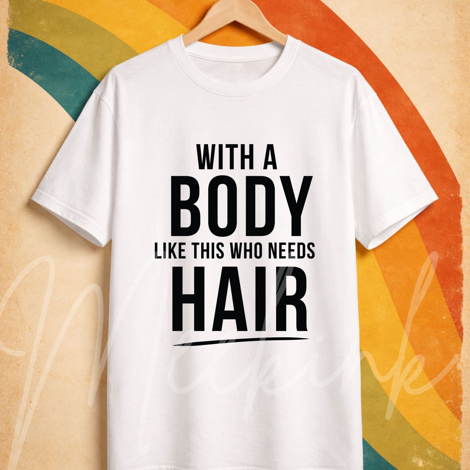 Who Needs Hair UVDTF or DTF Decal