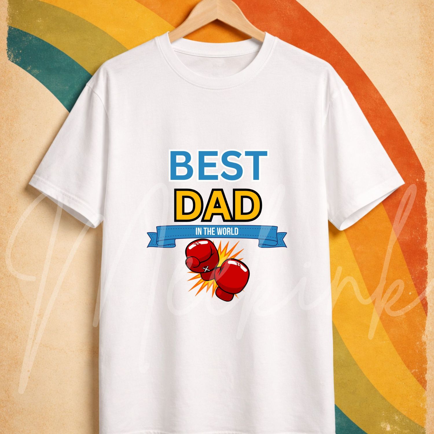 Best Dad Boxer UVDTF or DTF Decal
