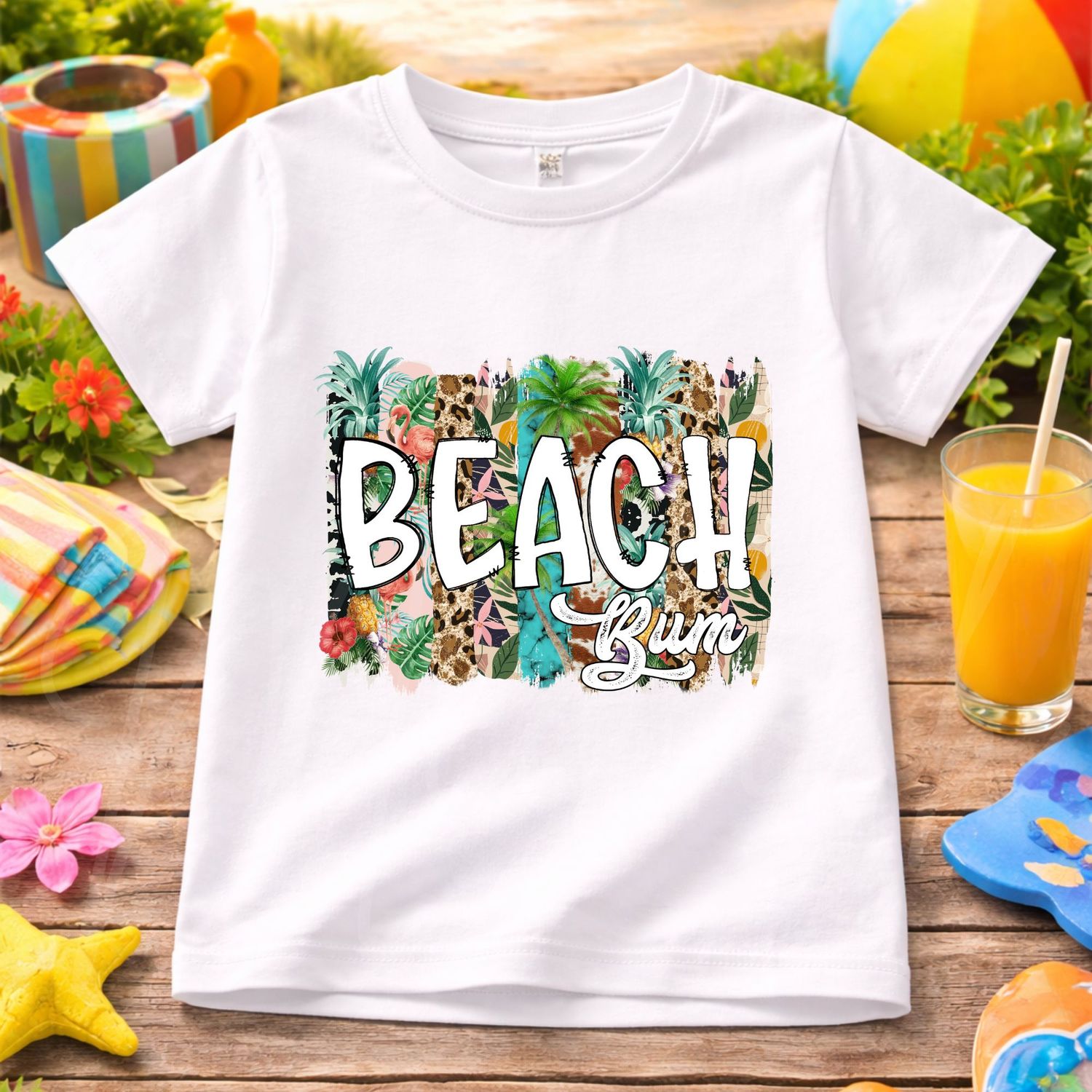 Beach UVDTF or DTF Decal