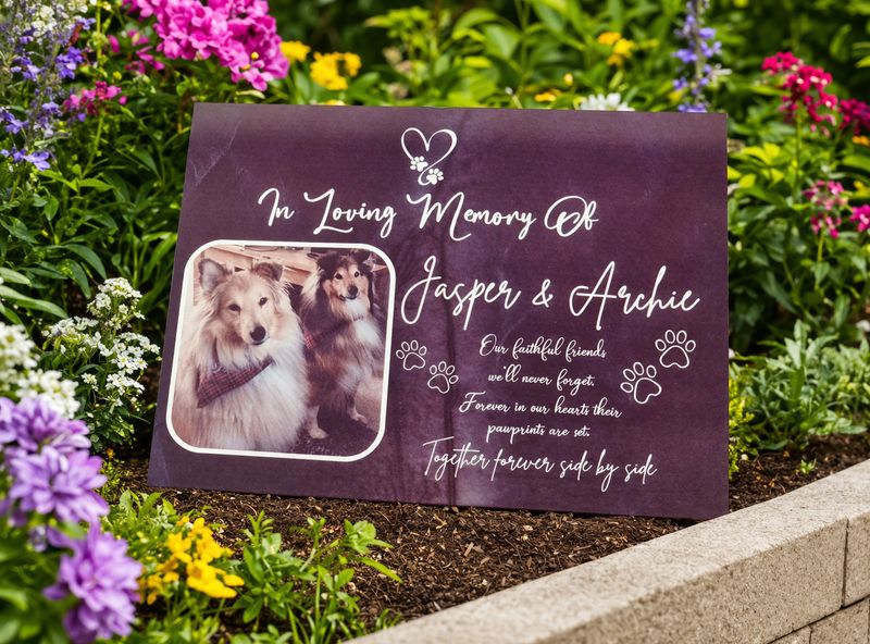 Memorial A5 Sublimated Metal Sign