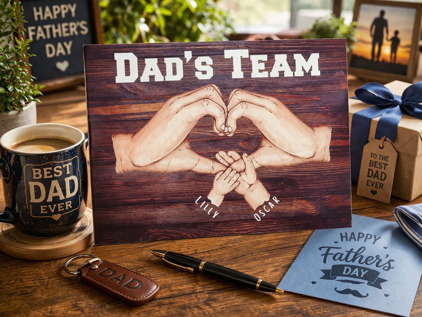Fathers Day A5 Sublimated Metal Sign