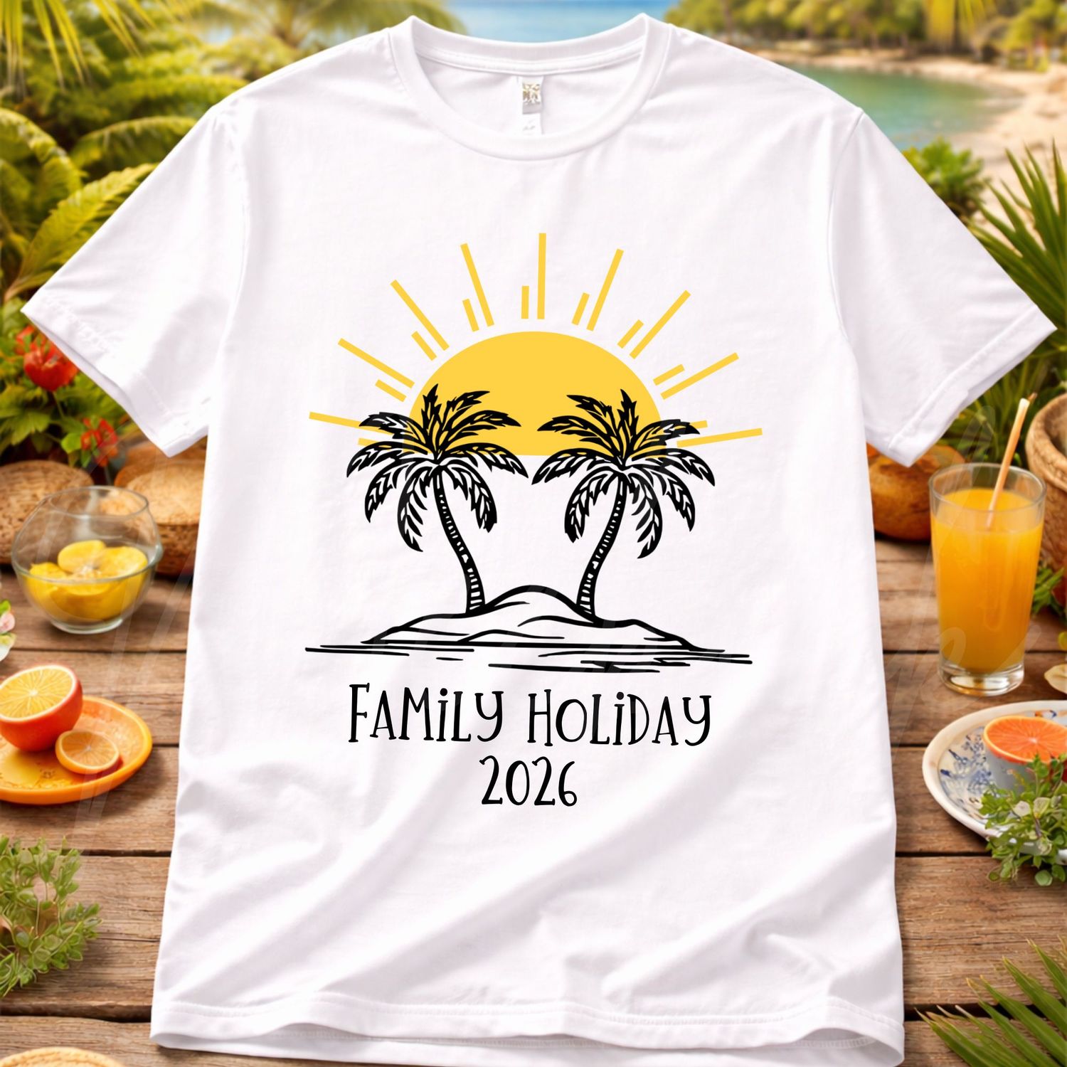 Family Holiday 2026 15cm DTF PRINT