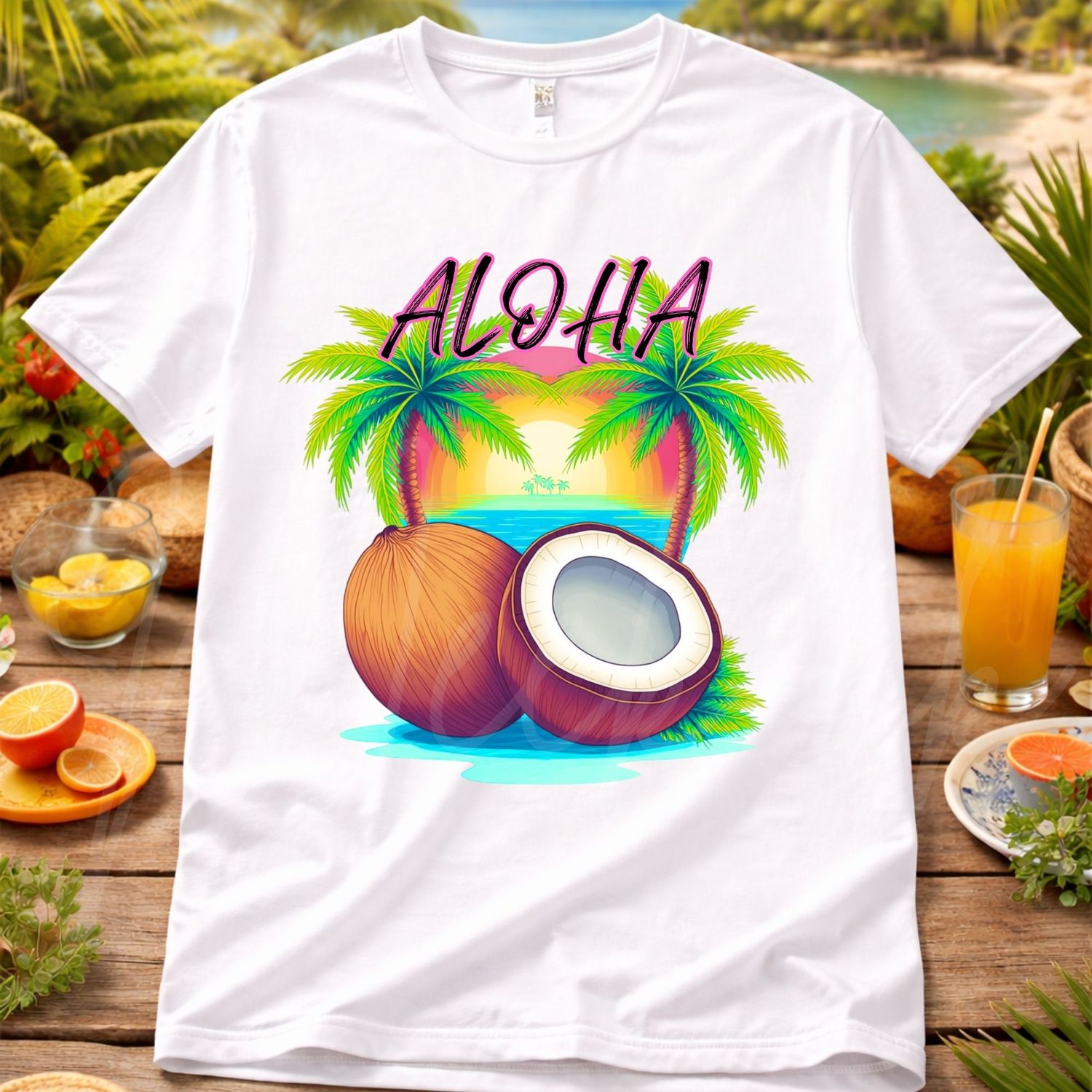 Aloha 15cm DTF PRINT