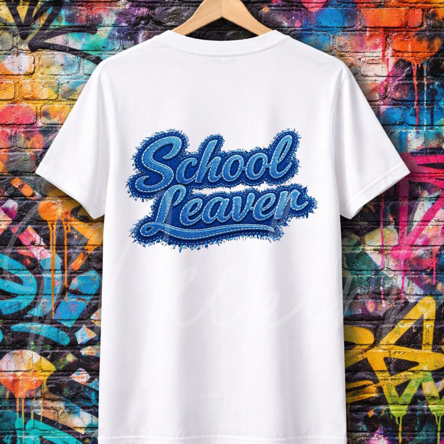 School Leaver Denim Effect DTF or UVDTF Decal