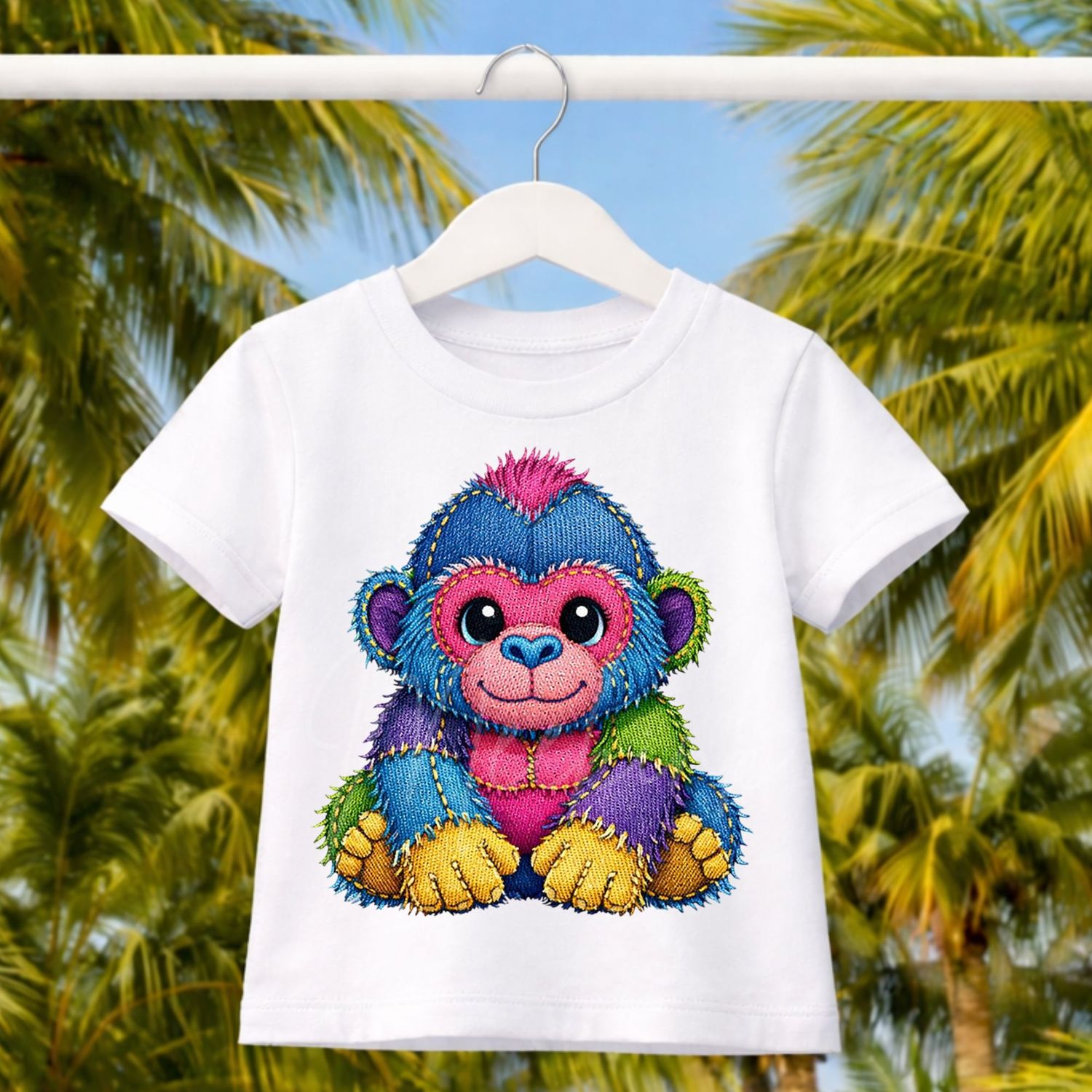 Gorilla 2 Denim Effect DTF or UVDTF Decal