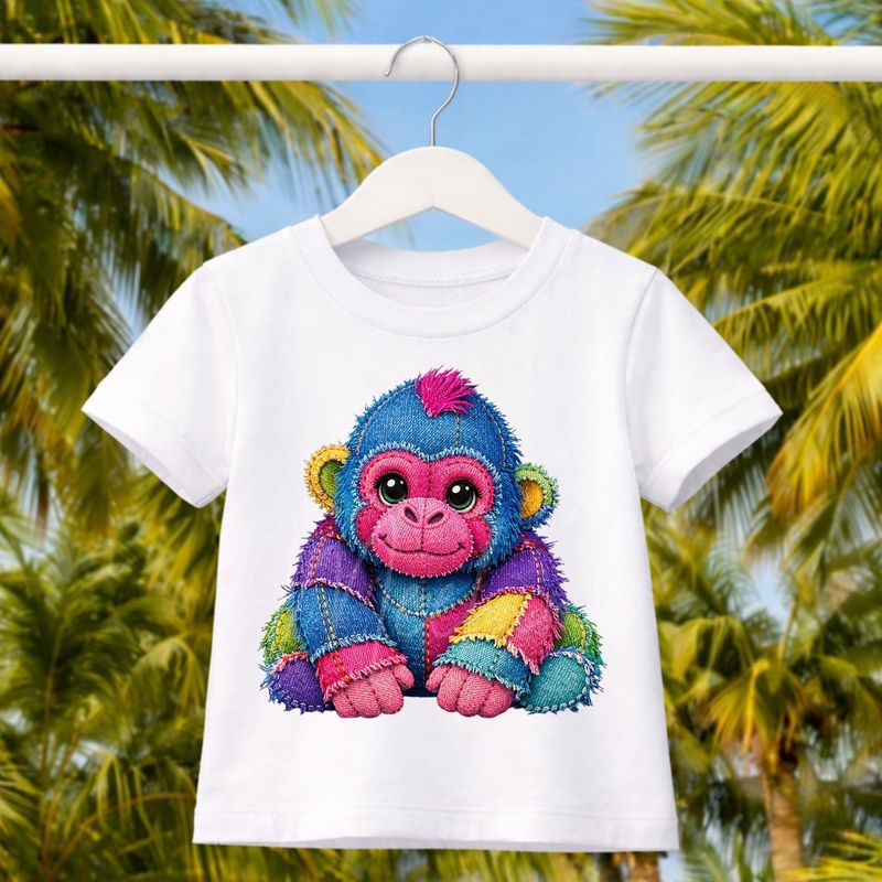 Gorilla 3 Denim Effect DTF or UVDTF Decal