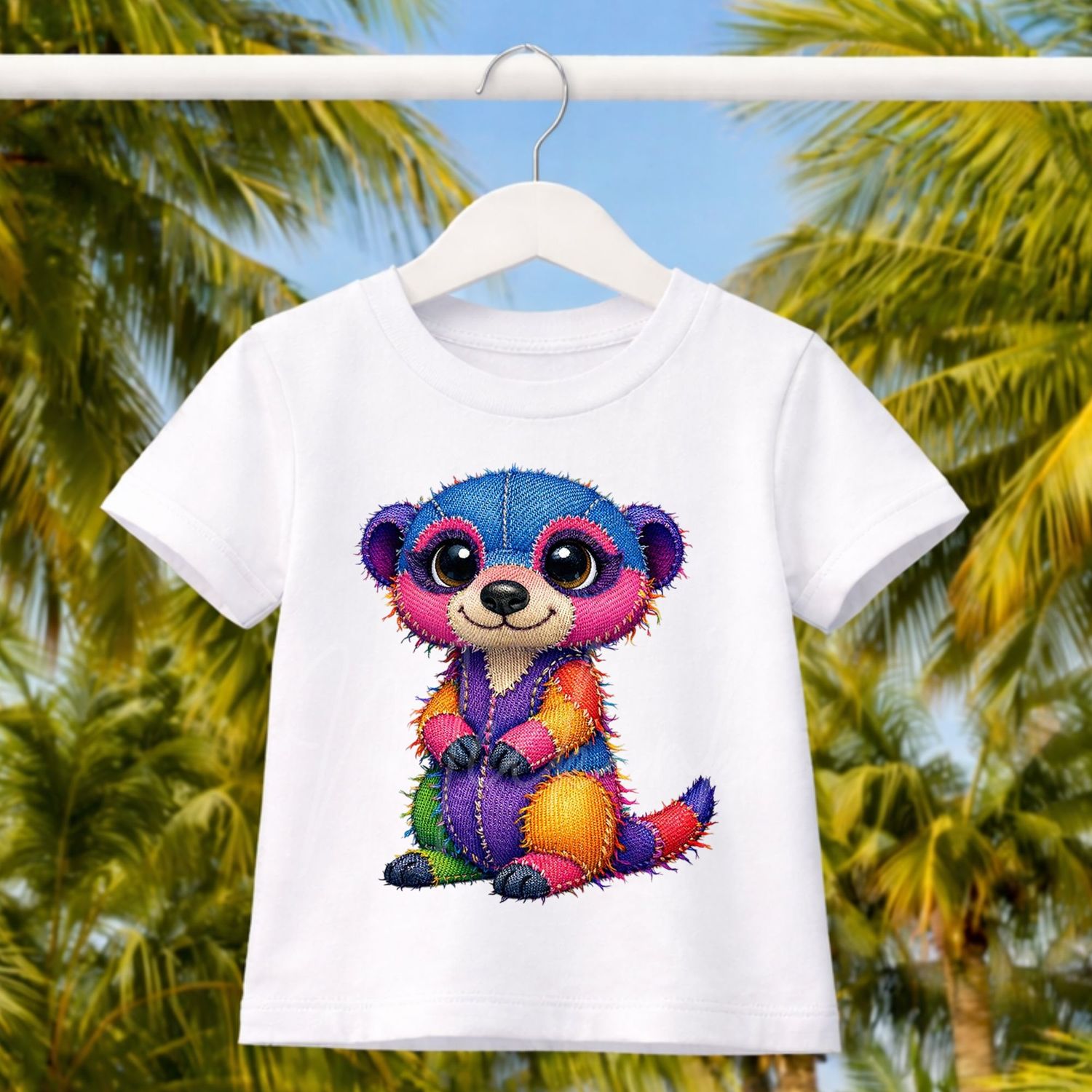 Meerkat 2 Denim Effect DTF or UVDTF Decal