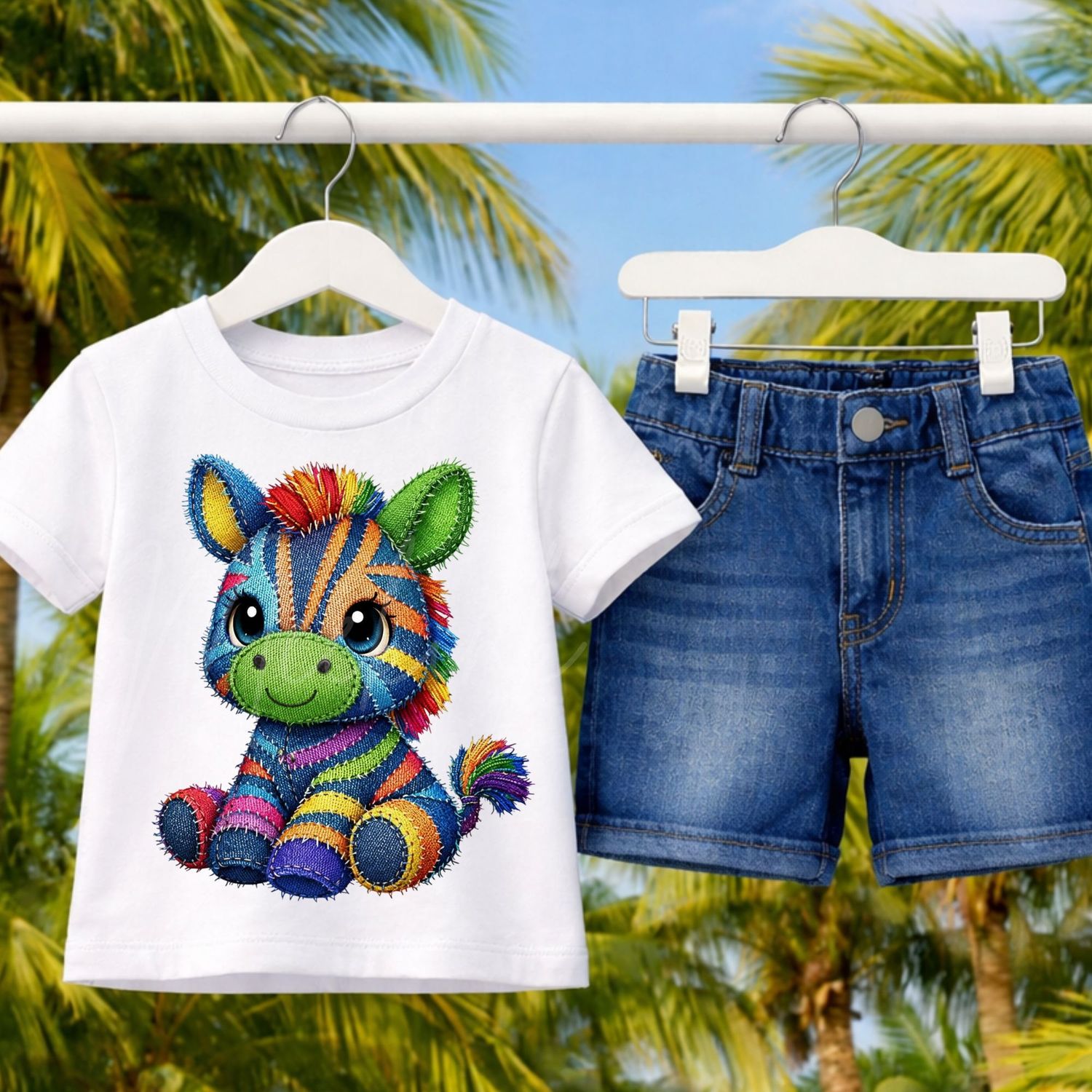 Denim Effect Design 92 15cm DTF PRINT