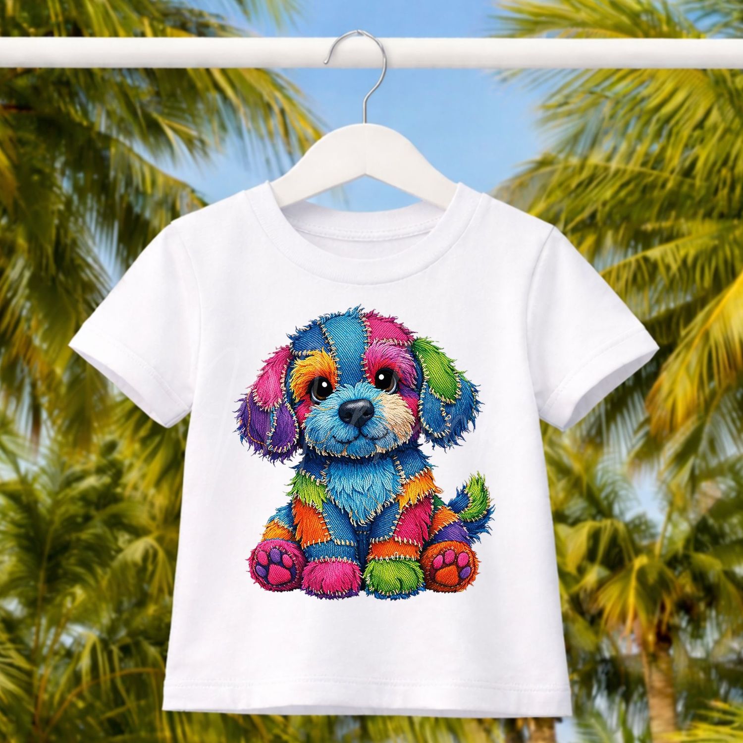 Denim Effect Design 105 15cm DTF PRINT