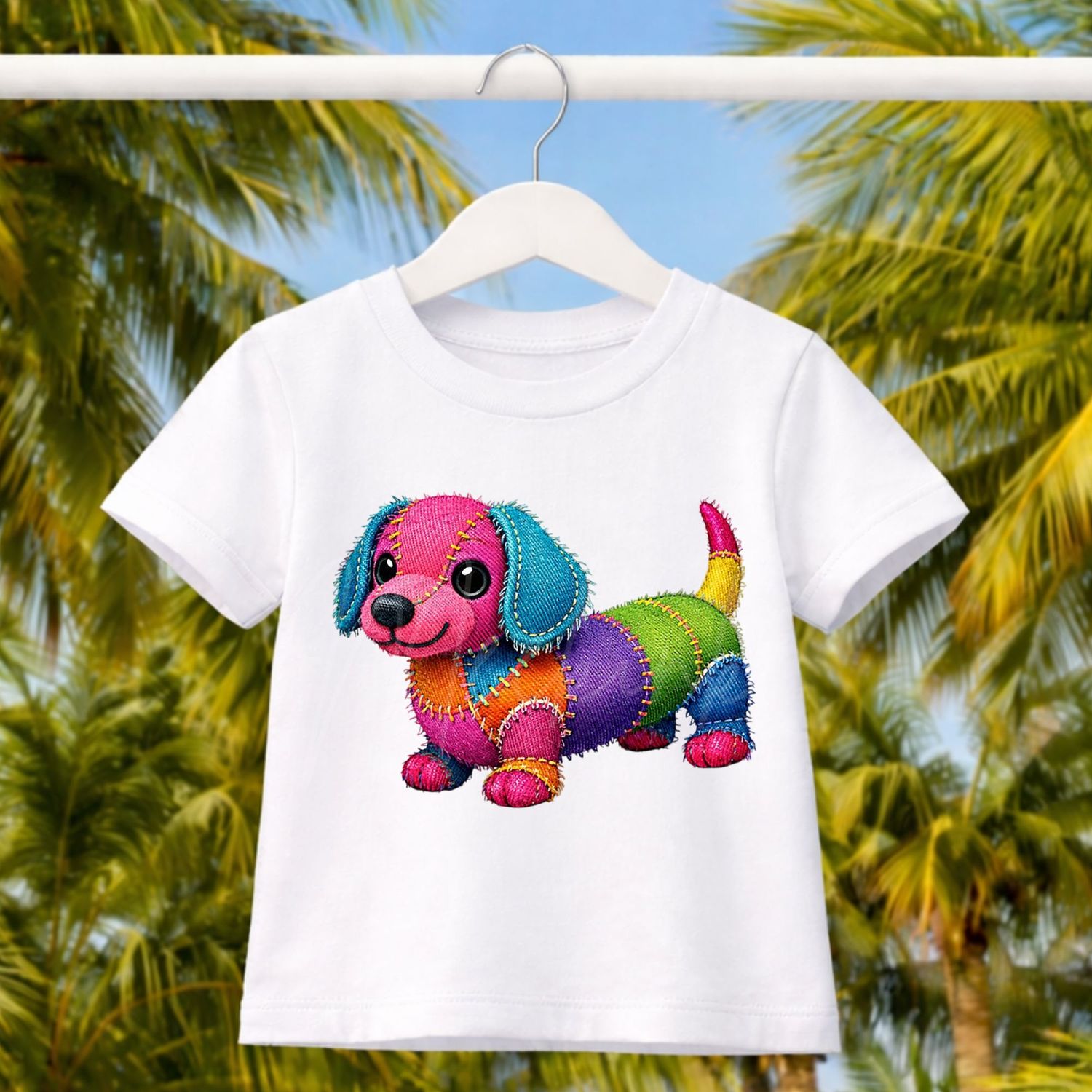 Denim Effect Design 122 15cm DTF PRINT