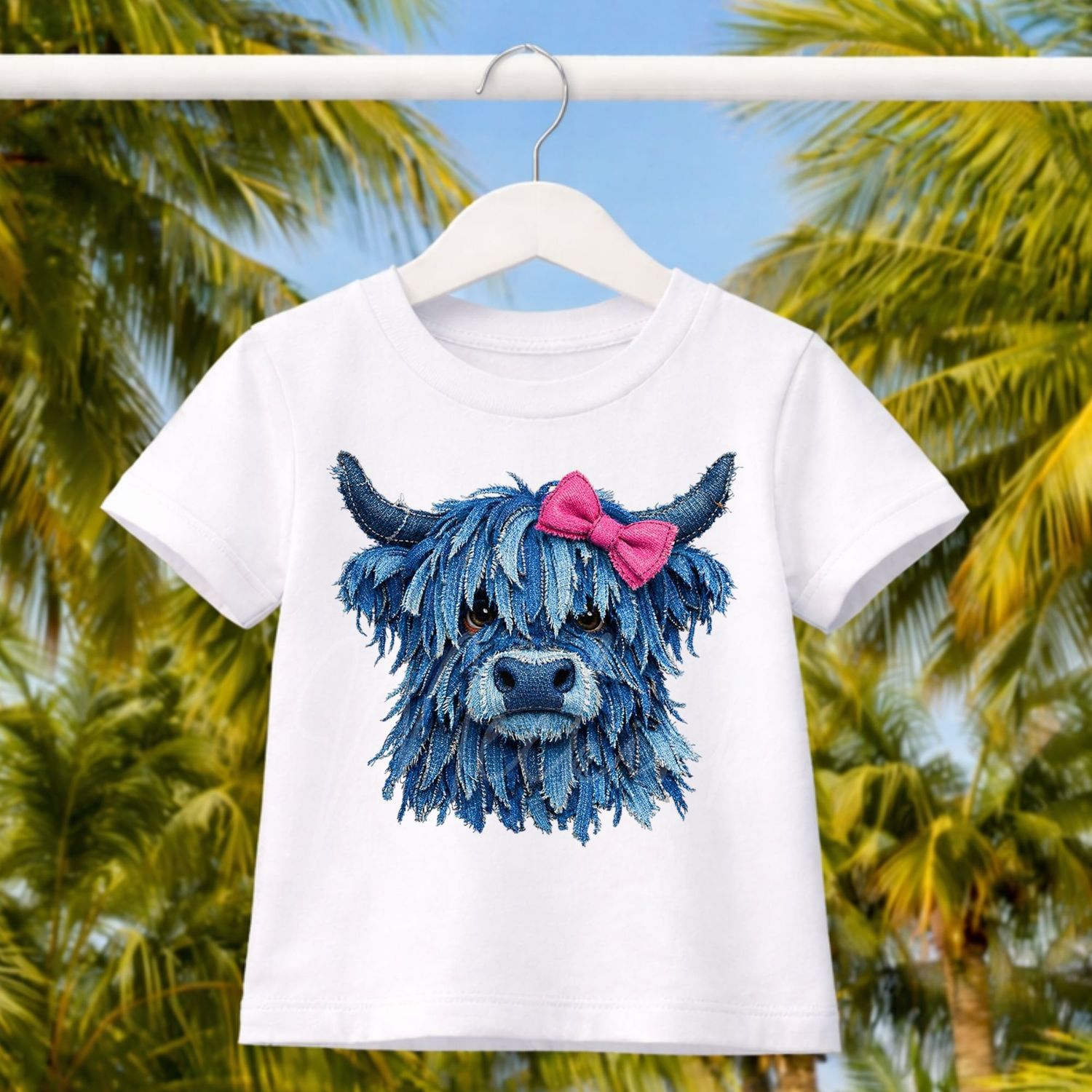 Denim Effect Design 2 15cm DTF PRINT