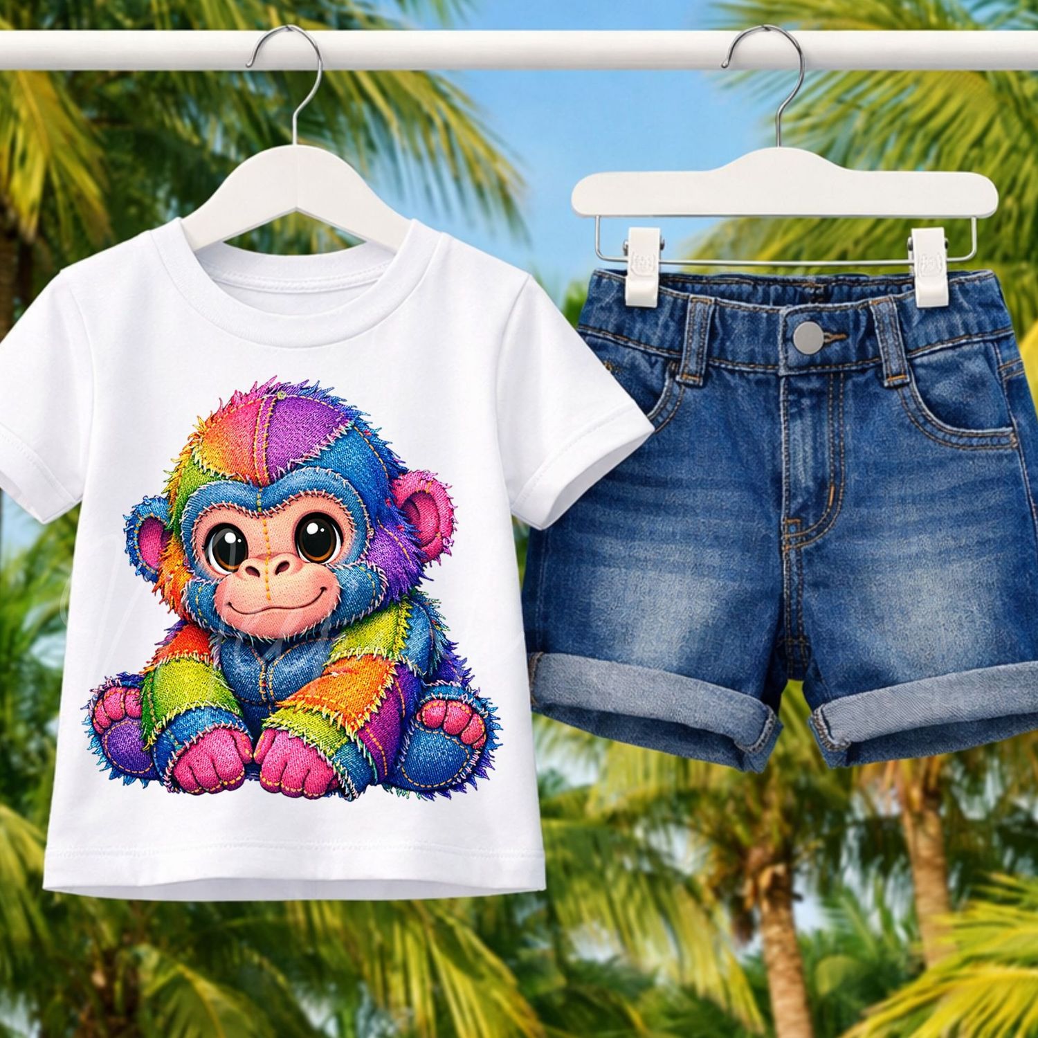 Denim Effect Design 81 15cm DTF PRINT