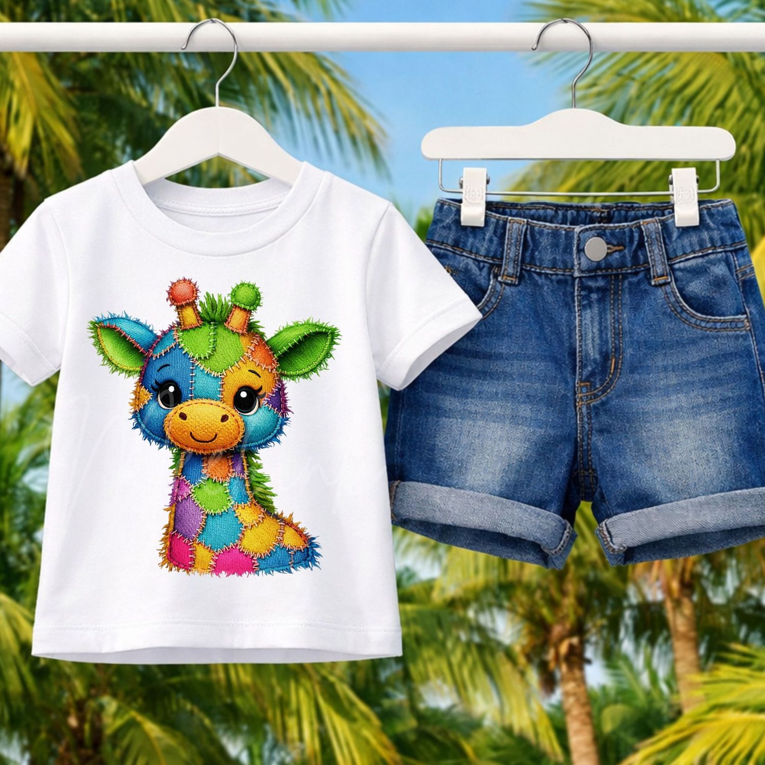 Denim Effect Design 91 15cm DTF PRINT