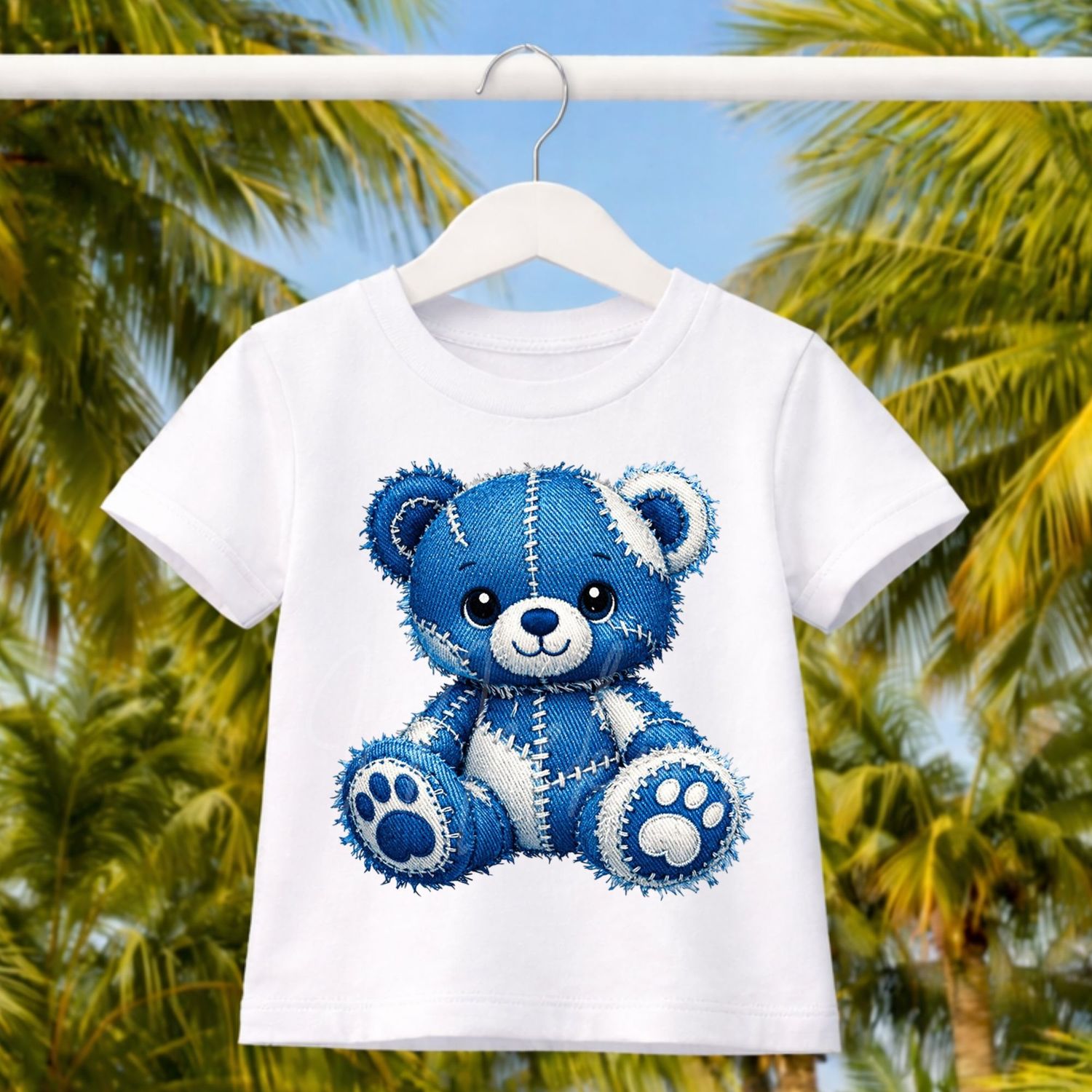 Denim Effect Design 69 15cm DTF PRINT