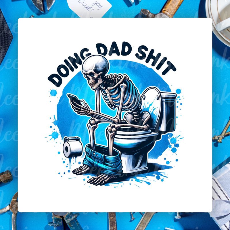 Fathers Day 3 8cm UVDTF Decal