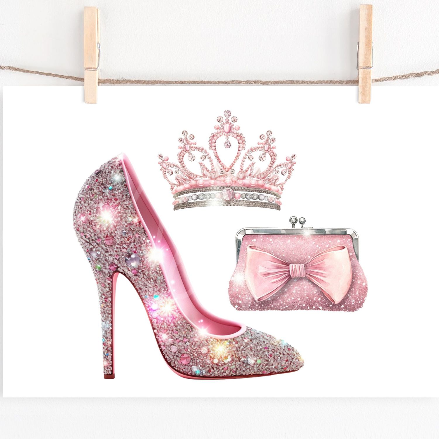 Prom Stiletto 4 8cm UVDTF Decal