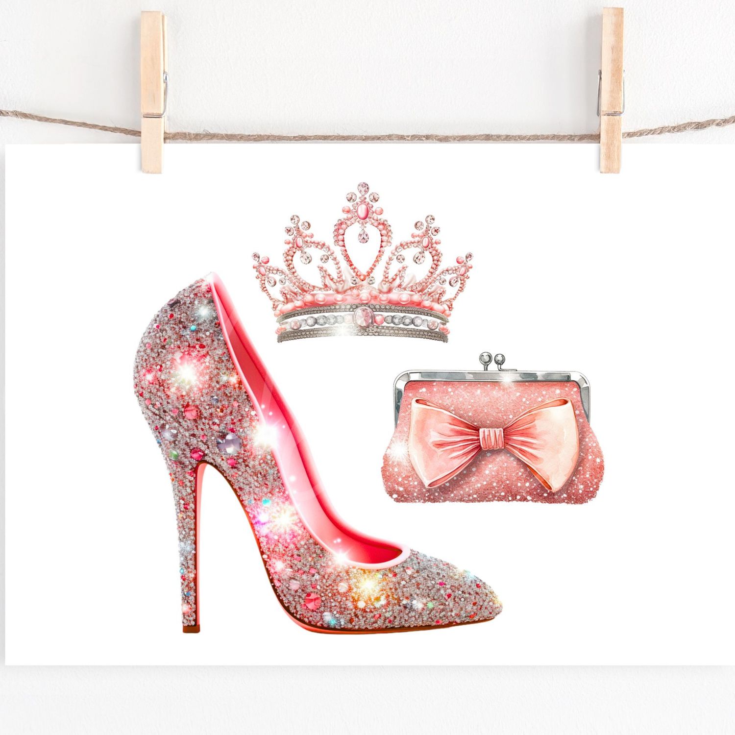 Prom Stiletto 2 8cm UVDTF Decal