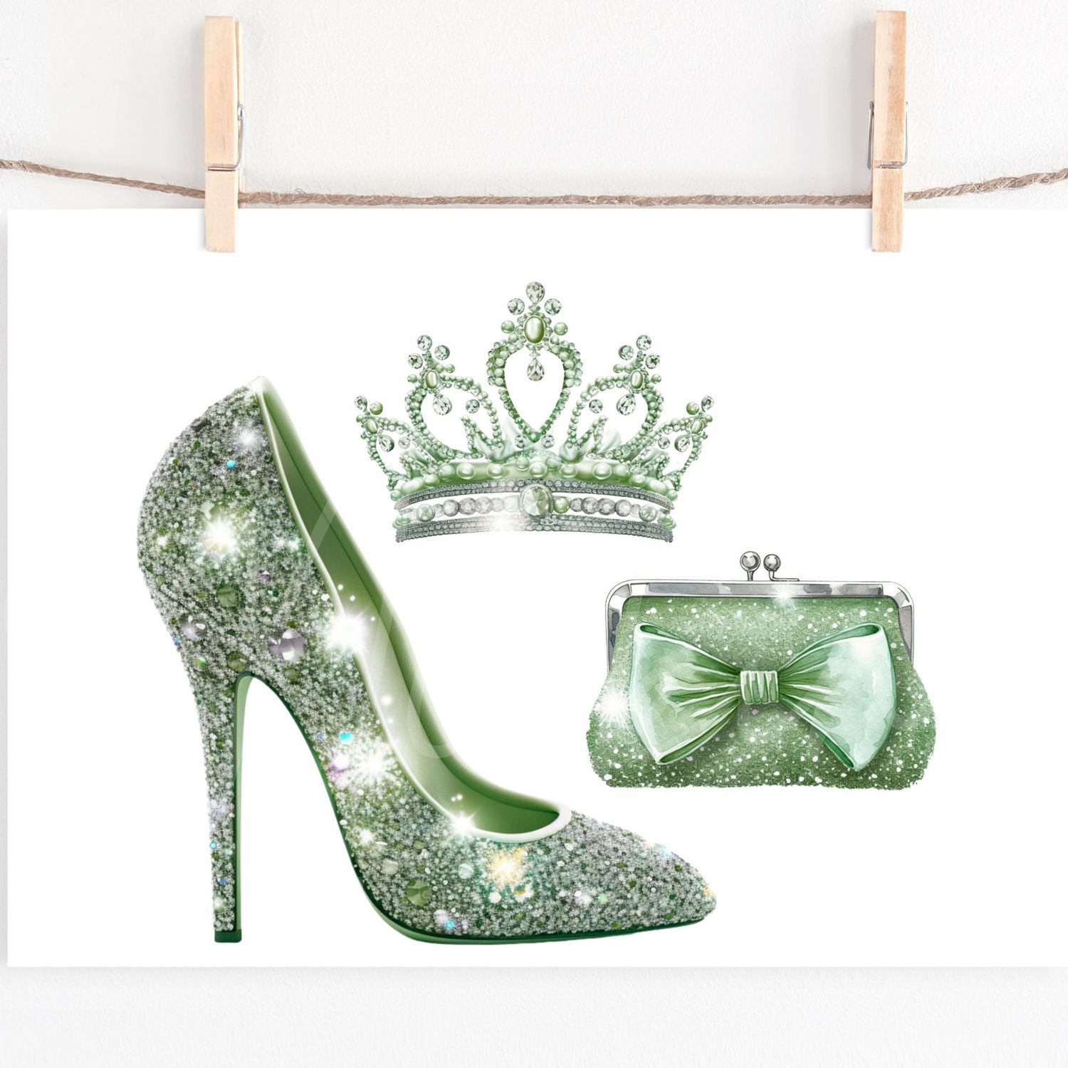 Prom Stiletto 6 8cm UVDTF Decal
