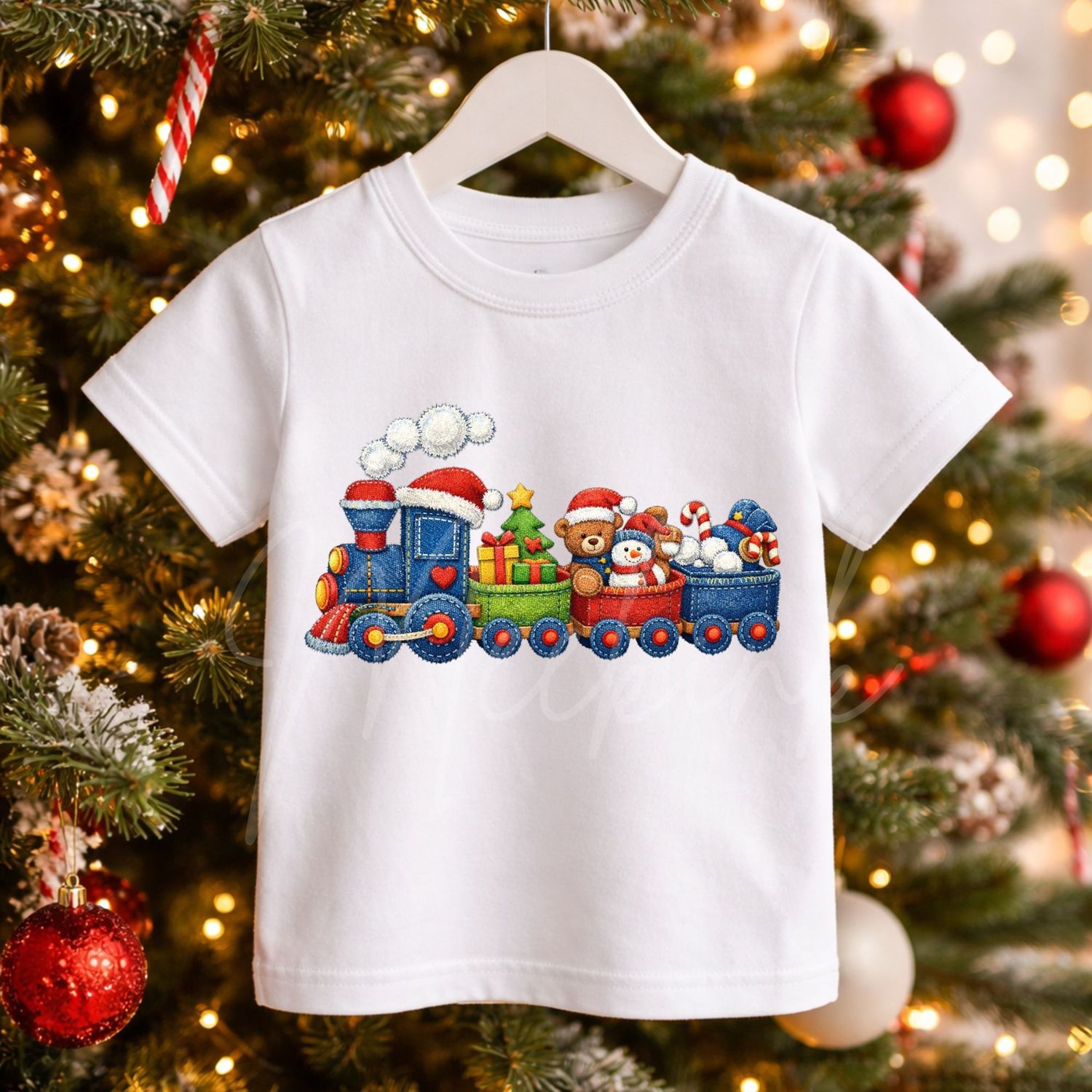 Denim Effect Design 157 15cm DTF PRINT