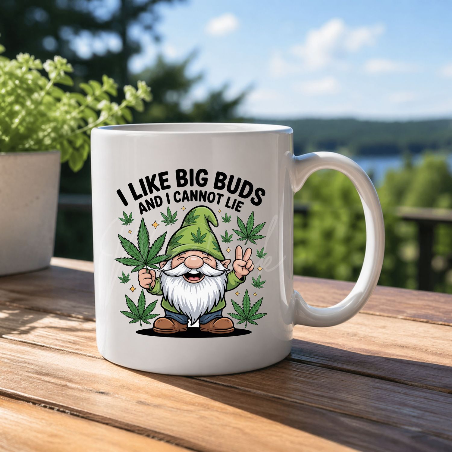 I Like Big Buds 8cm UVDTF Decal