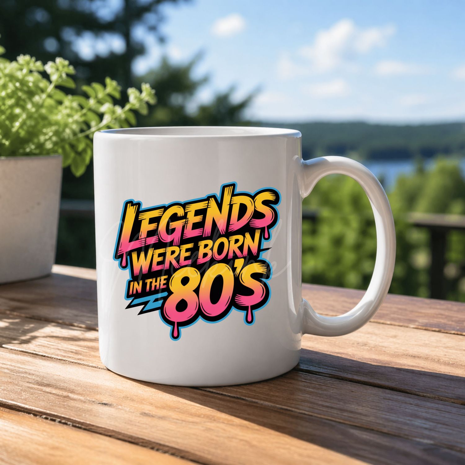 80's Design 4 8cm UVDTF Decal