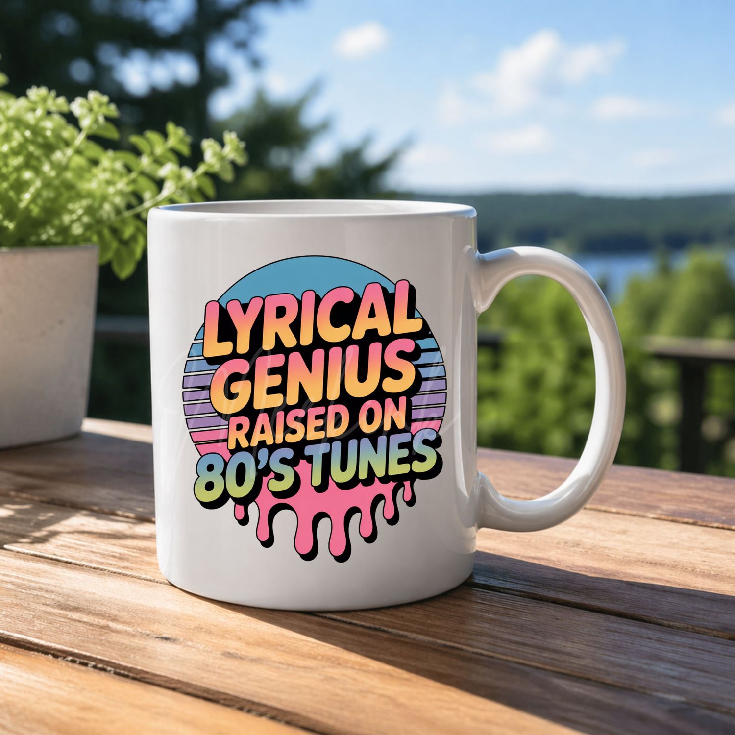 80's Design 6 8cm UVDTF Decal