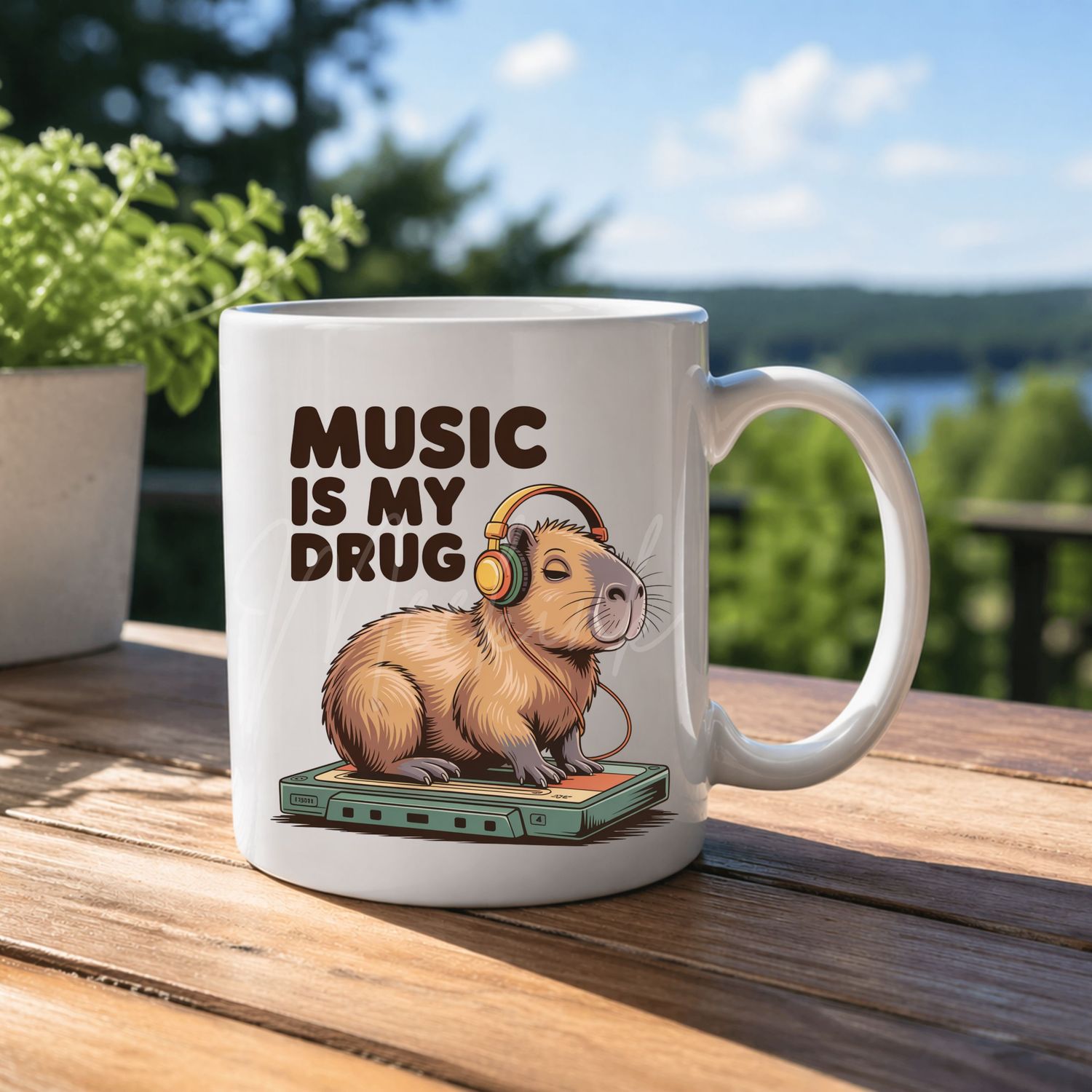 Music Is My 8cm UVDTF Decal