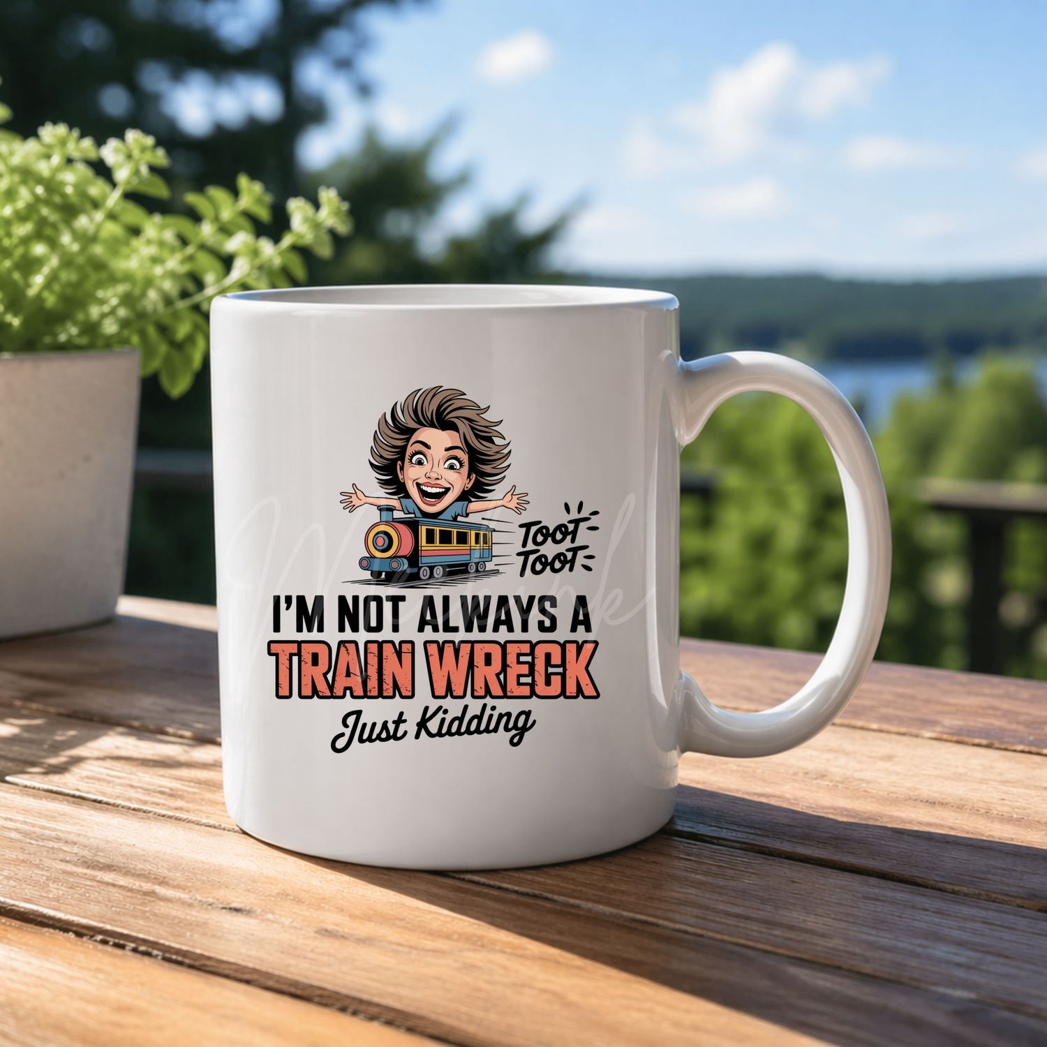 Train Wreck 8cm UVDTF Decal